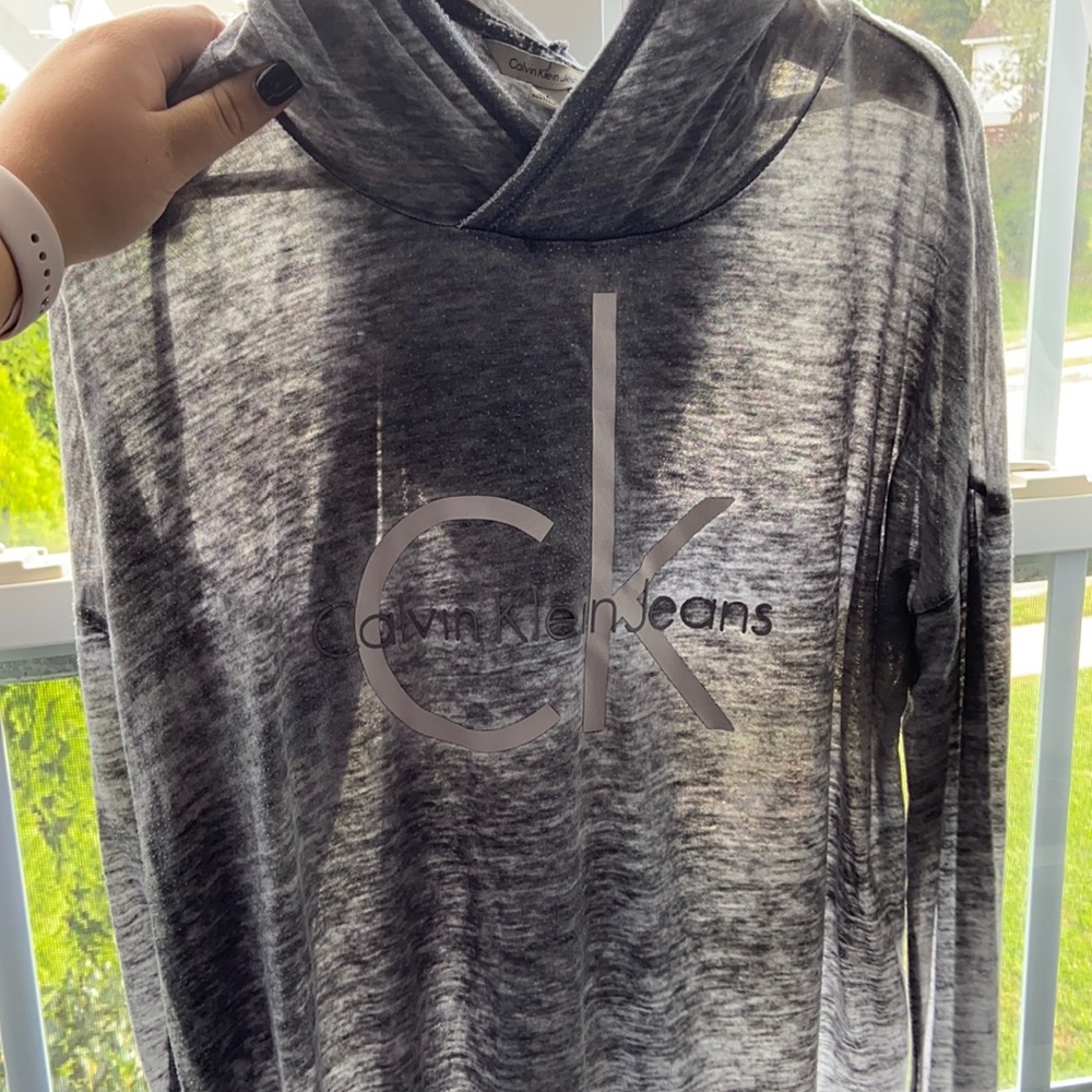 Calvin Klein Hooded Long Sleeve Shirt